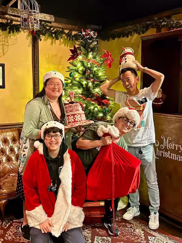 Escape Room Photo for Scrooge's Christmas Trap