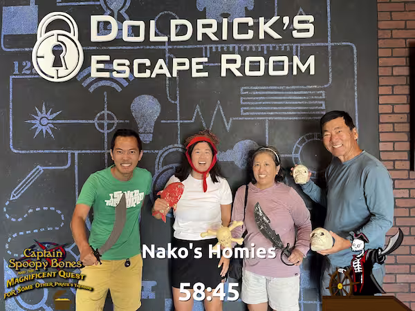 Escape Room Photo for Captain Spoopy Bones and the Magnificent Quest For Some Other Pirate's Treasure