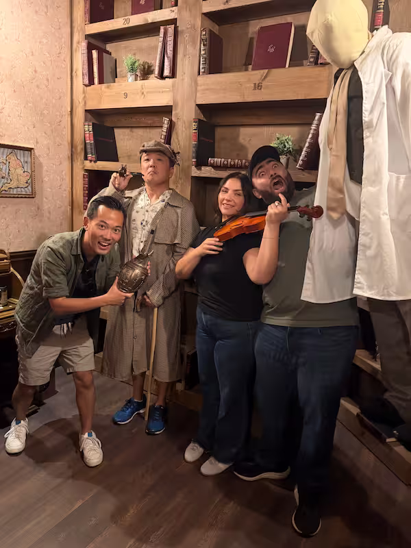 Escape Room Photo for Sherlock Mystery
